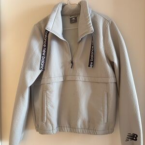 New Balance Light Gray Hoodie Jacket